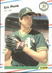 1988 Fleer Baseball Cards      291     Eric Plunk
